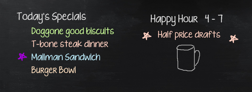 Restaurant specials