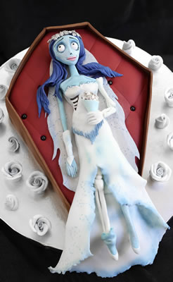 funny corpse wedding cake