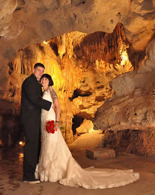 wedding in a cave