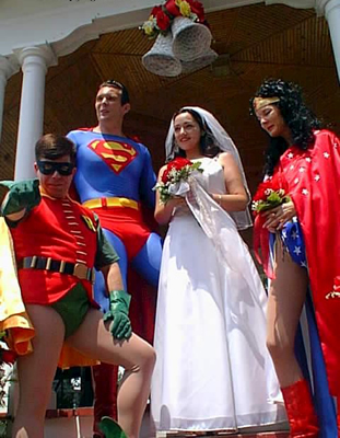 superhero wedding